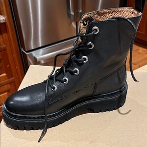 Madewell  Leather Combat Boots